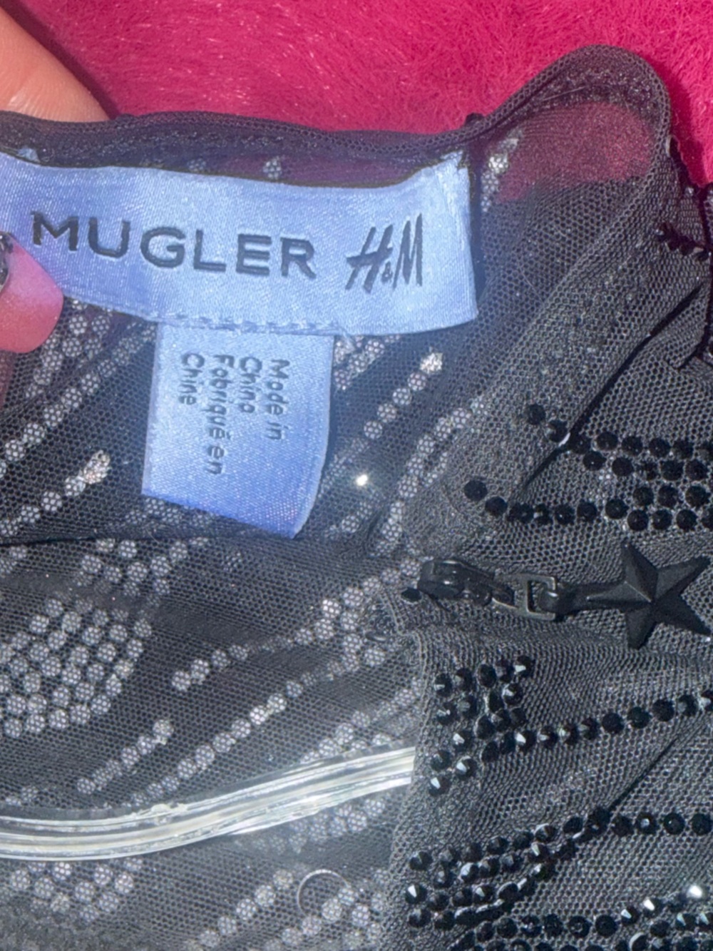 Mugler x H&M rhinestone star embellished top - Picture 9 of 9